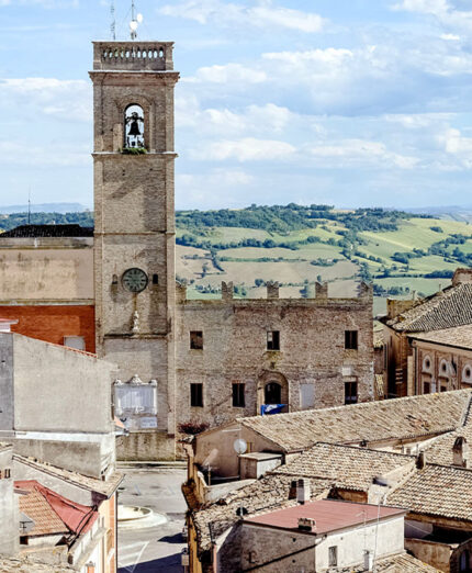 Potenza Picena, luogo di partenza e arrivo di Noi Marche in Bici, viaggio articolato su 5 giorni