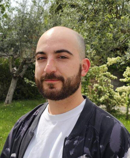 Davide Sposato che ha progettato la ciclovia Pianisi-San Pietro insieme a Roberto Colella