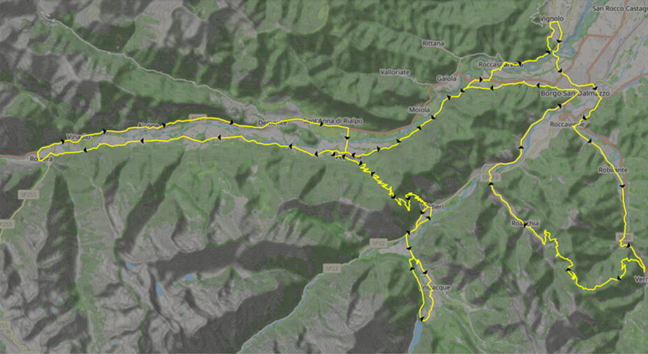 Etape Piemonte si svolge a Entracque. Lambirà i grandi colli