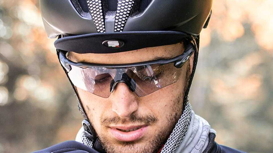 Ciclista, inverno, sottocasco