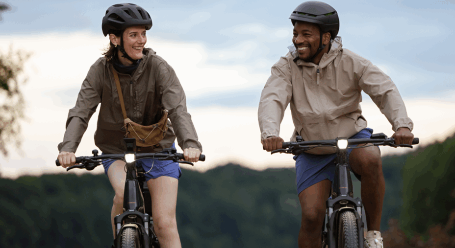 Il modello Trail ha una struttura adatta anche per affrontare lunghi giri fuoristrada