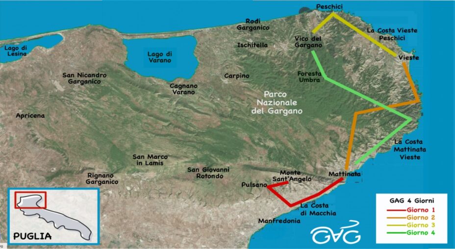 GAG Giro ad Anello del Gargano, Puglia, Mooveng