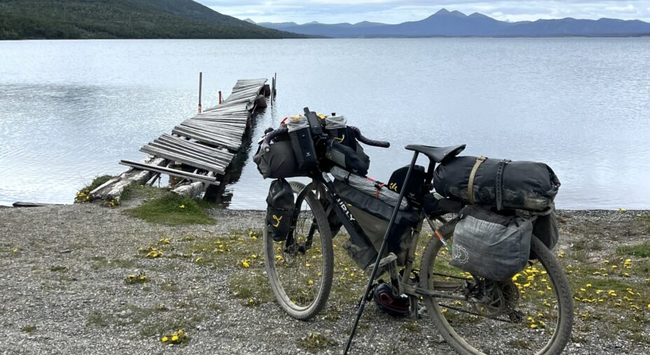 Biri Bikerando cavalletto telescopico, cicloviaggio, borse