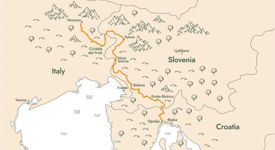 Alpina Mediterranean Cycle Route Italia Slovenia Croazia