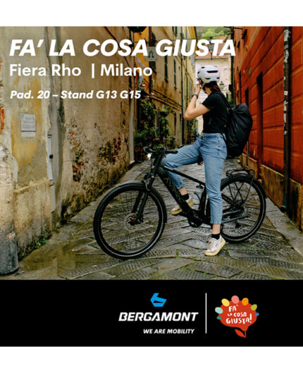 Bergamont sarà alla Fiera Milano Rho dal 13 al 15 marzo con tante iniziative e spazio per il pubblico