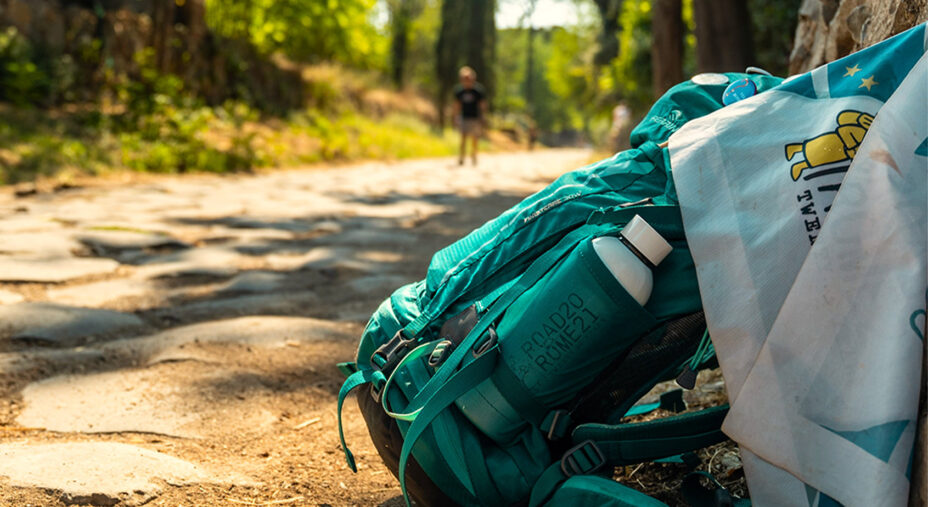 Spesso i percorsi del cammino sono completamente privi di traffico (foto Viefrancigene)