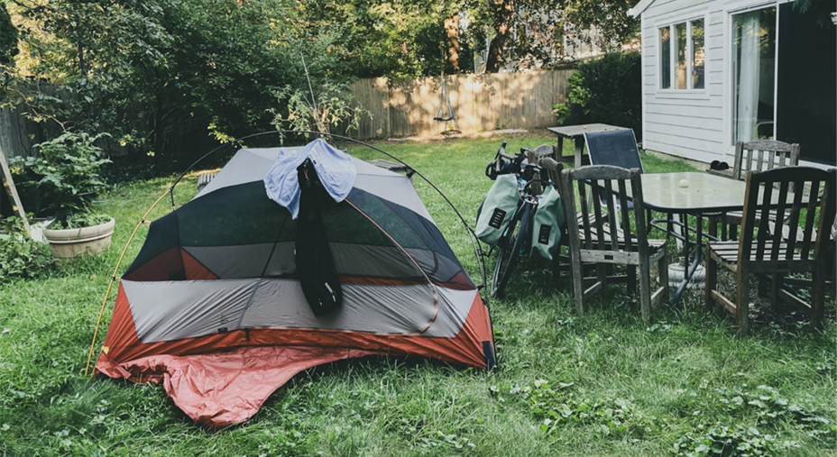 Giulia Baroncini tenda