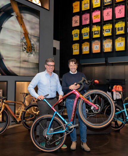 Massimo Panighel, organizzatore della GT3Lavaredo insieme a Fausto Pinarello