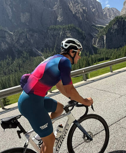 Il "suo" Trentino è la meta privilegiata per le sue uscite in bici, in MTB d'estate, su strada a primavera