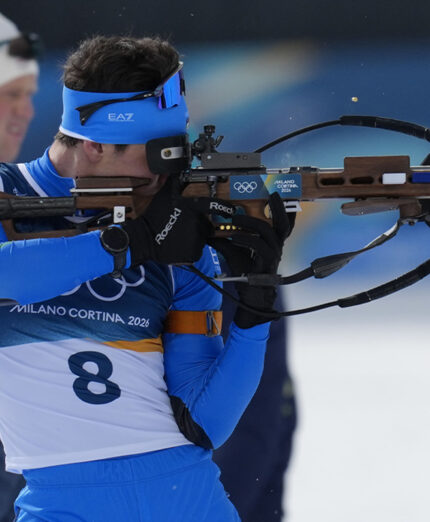 Giacomel era arrivato ai Giochi con tante speranze viste le sue vittorie ripetute in Coppa. Ha chiuso con un argento (foto FISI/Pentaphoto)