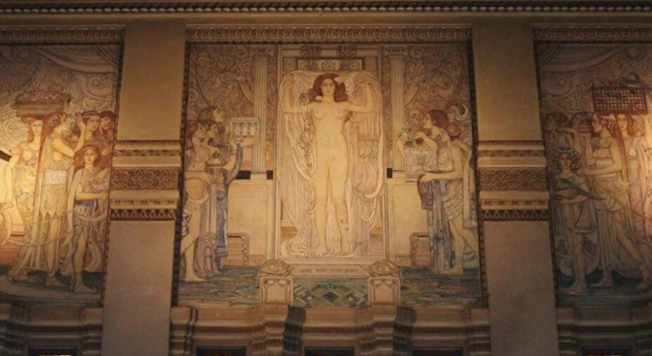 Gli affreschi presenti alle Terme di Salsomaggiore sono fra le massime rappresentazioni dello stile Liberty