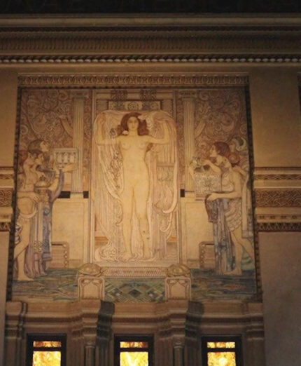 Gli affreschi presenti alle Terme di Salsomaggiore sono fra le massime rappresentazioni dello stile Liberty