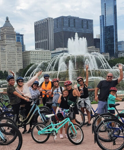 Chicago è una delle mete privilegiate per gruppi che vogliono vedere una città in bici
