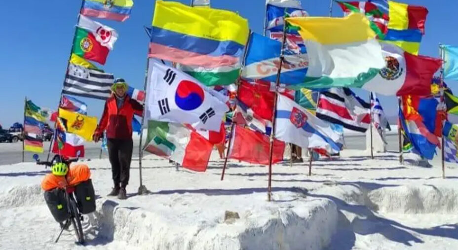 Il Sarar de Uyuni in Bolivia, la più vasta area di sale al mondo, meta di tanti cicloviaggiatori