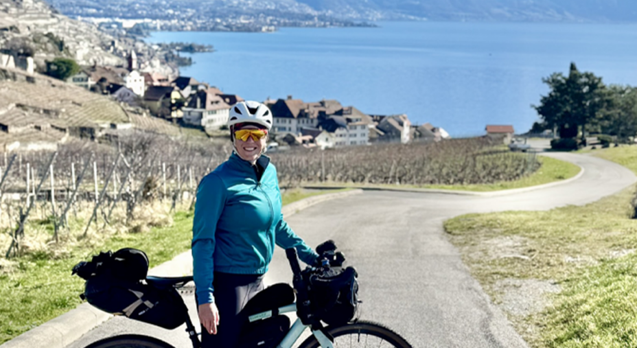 Silvia Gottardi, viaggio da Parigi a Cortina, Olimpiadi, bikepacking, neve, freddo