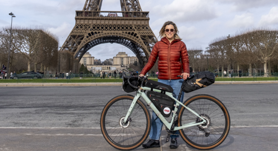 Silvia Gottardi, viaggio da Parigi a Cortina, Olimpiadi, bikepacking