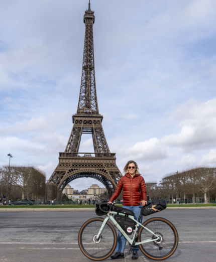 Silvia Gottardi, viaggio da Parigi a Cortina, Olimpiadi, bikepacking