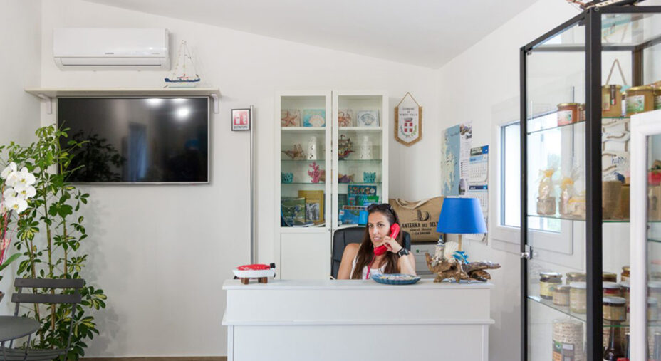 Vanessa Marchesin, che con il marito gestisce la struttura con un occhio privilegiato per i cicloturisti