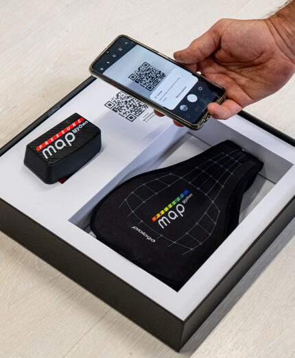 Il funzionamento di Pressure Map MyOwn prevede l'utilizzo di un'app (foto Mattia Ragni)