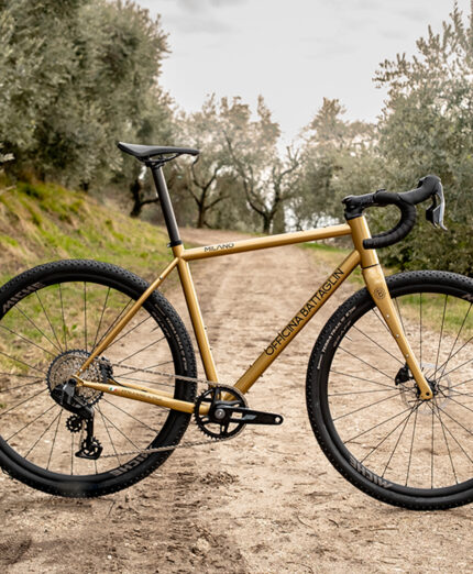 Officina Battaglin Milano, gravel accessibile, un'opera d'arte in acciaio