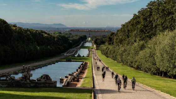 Randonnée Reale Borbonica, Campania in bici, Reggia di Caserta