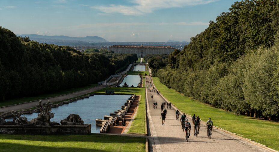 Randonnée Reale Borbonica, Campania in bici, Reggia di Caserta