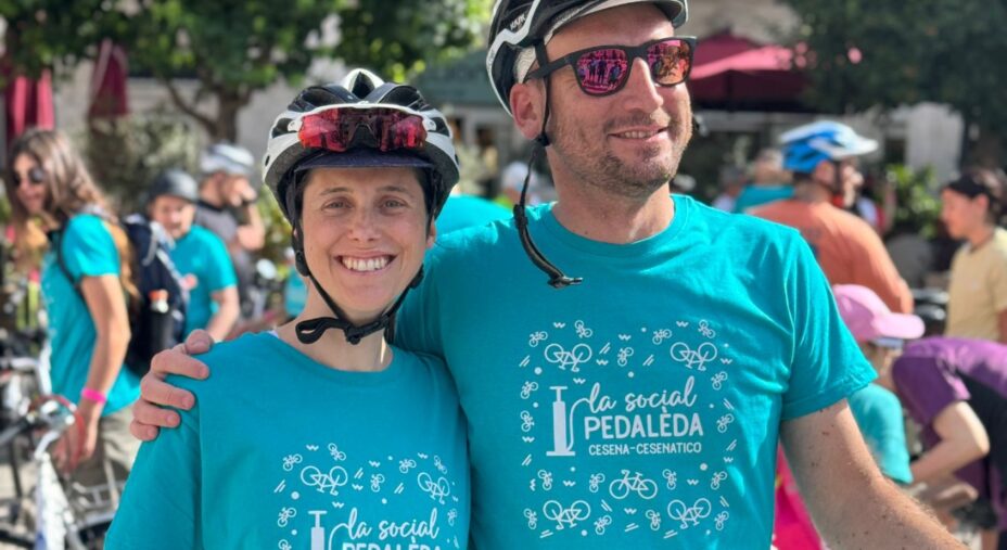 La Social Pedaleda da Cesena a Cesenatico, (foto Bike Like a Couple)