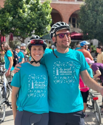 La Social Pedaleda da Cesena a Cesenatico, (foto Bike Like a Couple)