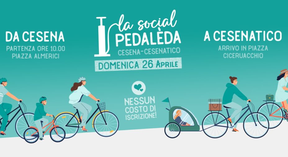 La Social Pedaleda da Cesena a Cesenatico, (foto Bike Like a Couple)