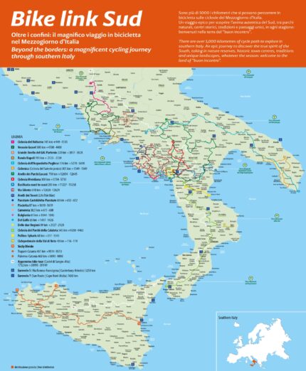 Bike link Sud, mappa