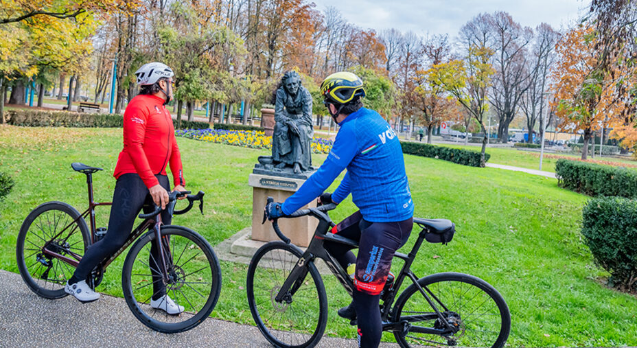 Si potrà pedalare con Chiappucci e Bugno in sette date, da maggio a ottobre (foto Comune di Salso)