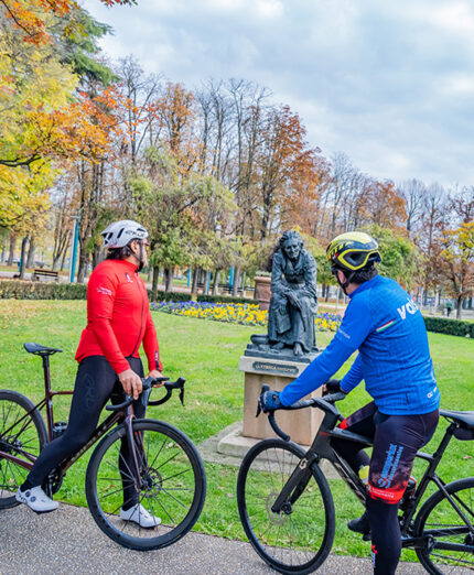 Si potrà pedalare con Chiappucci e Bugno in sette date, da maggio a ottobre (foto Comune di Salso)
