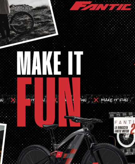 #makeitfun è il claim lanciato da Fantic Bikes per promuovere quello che è un passo importante per l'azienda di Santa Maria di Sala (VE)