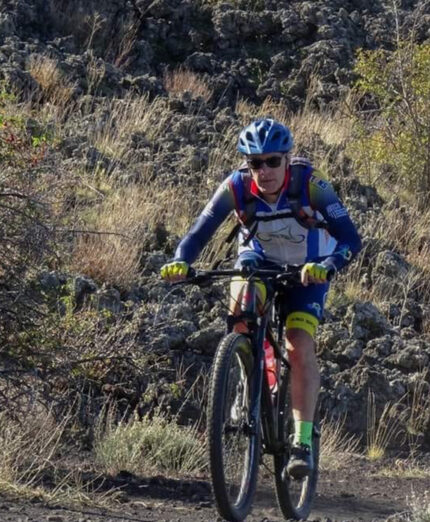 Renato Da Campo, 59 anni, referente del settore Cicloturismo di CSAIn Ciclismo Sicilia