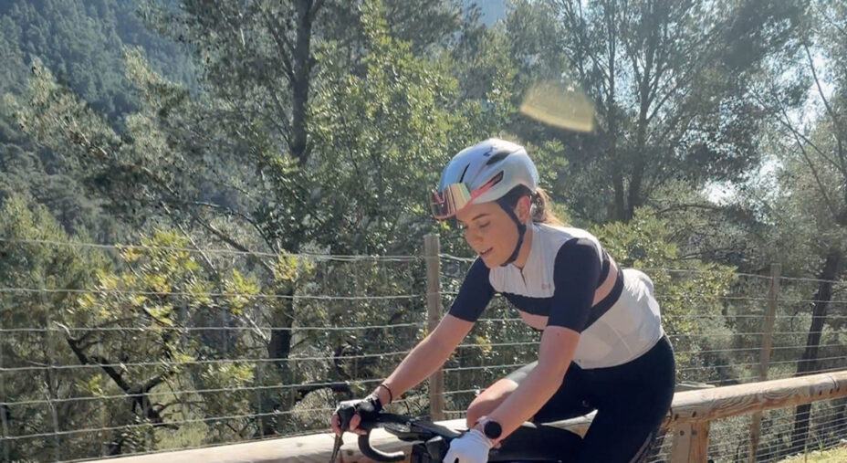 Amy ha trovato nella bici una speciale ispirazione, completando la Tour de France Challenge
