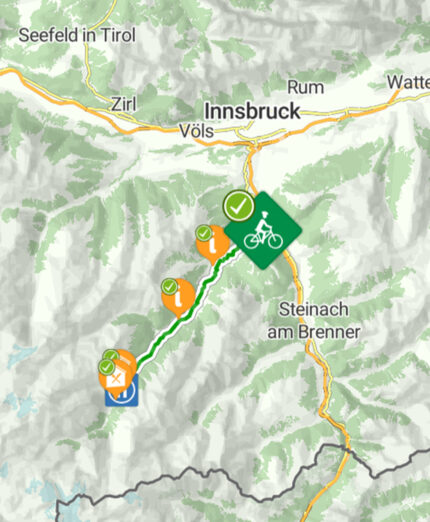 Ciclabile Stubai 19 Tirolo