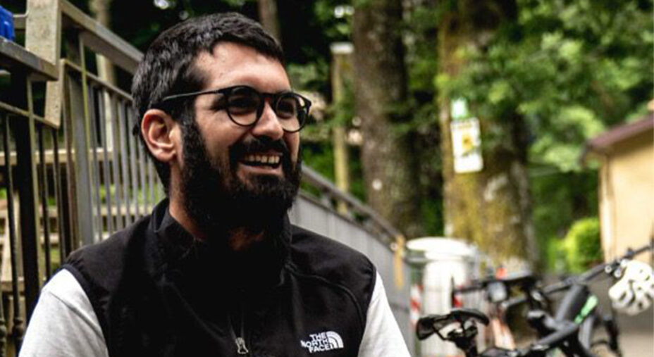 Gabriele Cury, uno degli organizzatori della Sterro Appalla giunta alla quinta edizione