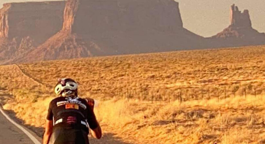 L'approccio alla Monument Valley è una delle parti più dure, soprattutto per il clima