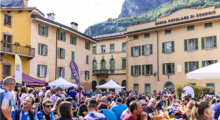 Valchiavenna Gravel Escape, Piazza, Villaggio Partenza, Chiavenna