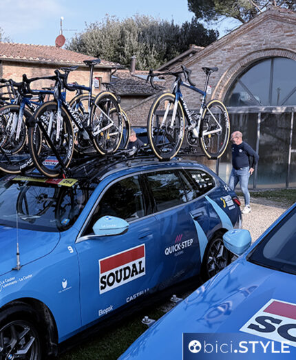 Non solo i cicloturisti, anche le squadre dei pro' scelgono la Fattoria Pieve a Salti