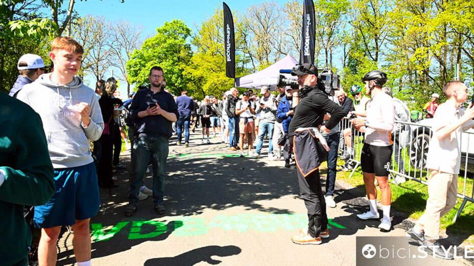 Giornata su La Redoute, Liegi, Belgio, Doyenne, cicloturisti