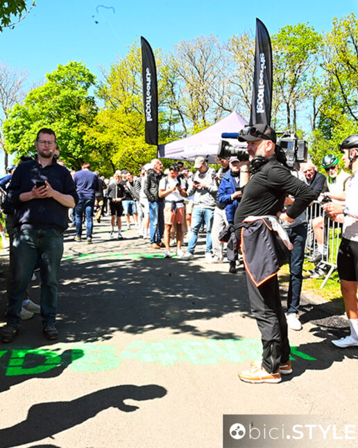 Giornata su La Redoute, Liegi, Belgio, Doyenne, cicloturisti