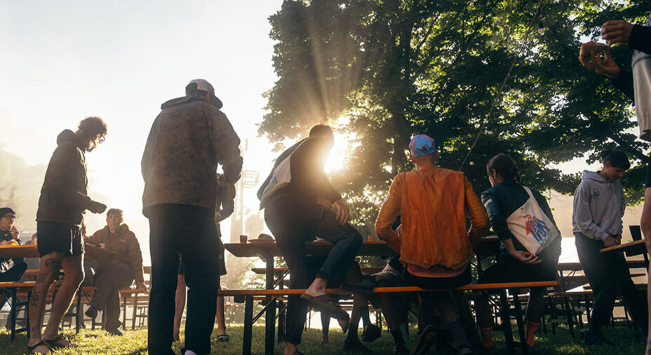 Mogast parte da Casa Natura di Sernio. La colazione e alle 8 si parte (foto Stefan Haehnel)