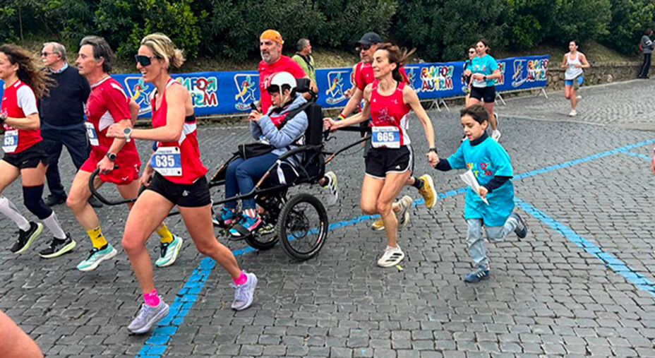 Run for Autism 2026, Roma, disabililtà, joelette