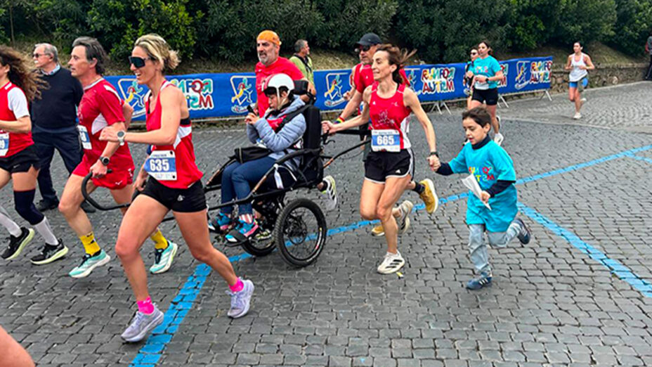 Run for Autism 2026, Roma, disabililtà, joelette