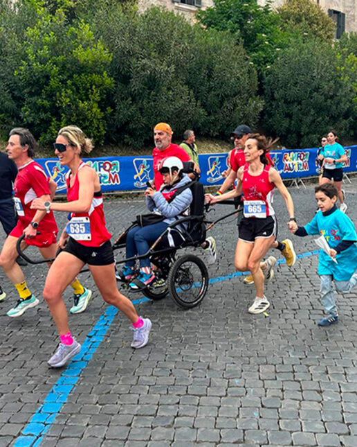 Run for Autism 2026, Roma, disabililtà, joelette