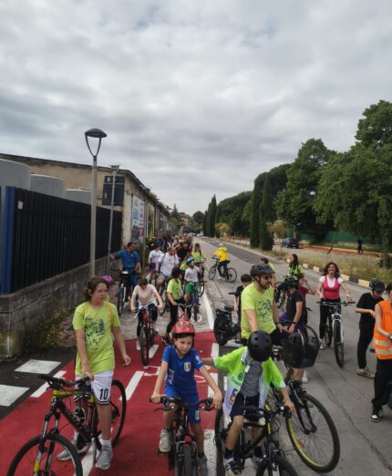 Carlo Scatozza Fiab Campania e Calabria, pista ciclabile, bambini
