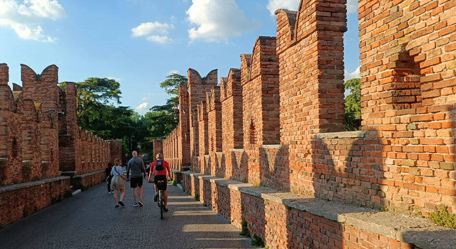 A Verona era d'obbligo un giro per la città, fra Arena e il ponte storico