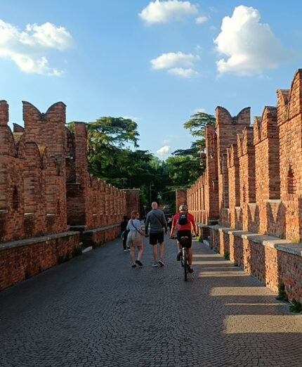 A Verona era d'obbligo un giro per la città, fra Arena e il ponte storico