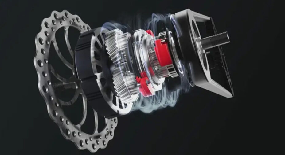 Le tre diverse velocità sono una perfetta applicazione per consentire all'ebike di muoversi nel traffico